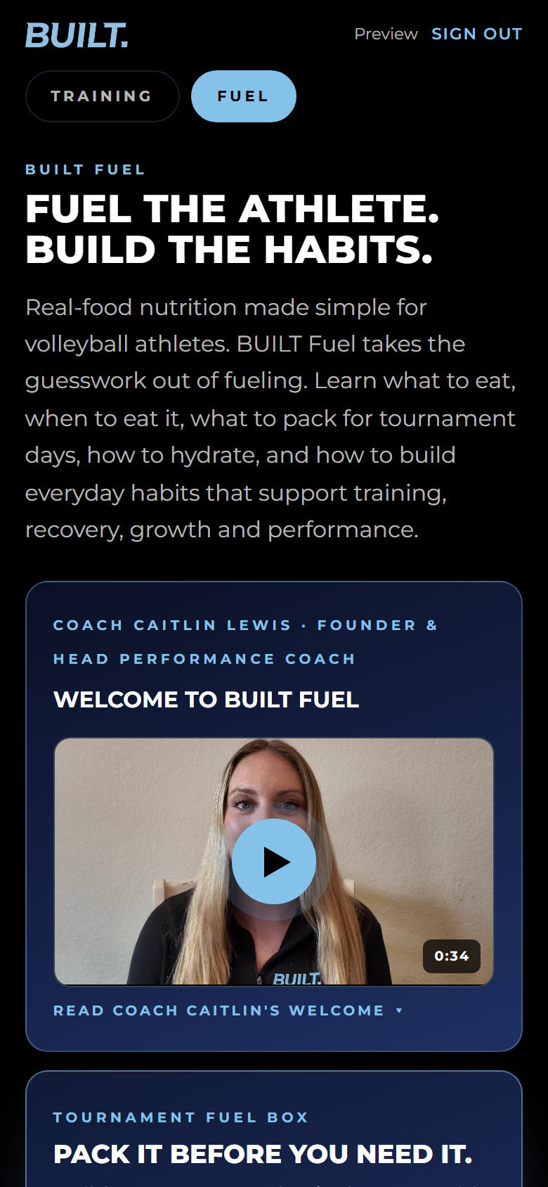 Fuel dashboard