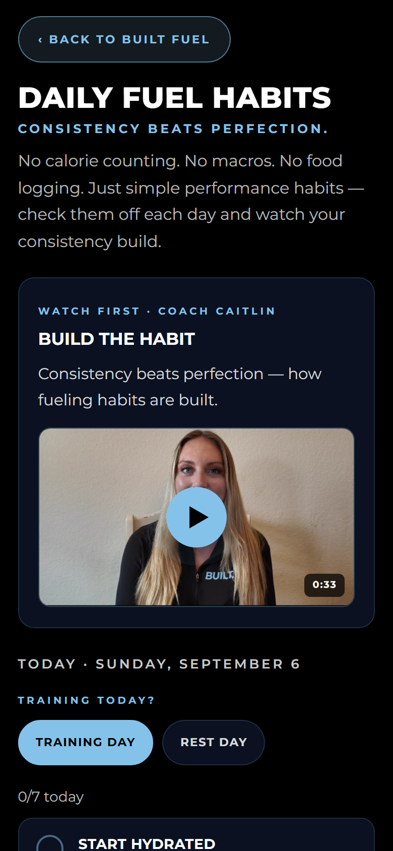 Daily Fuel Habits